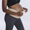 Motherhood Maternity Women's Essential Stretch Full Length Secret Fit Over The Belly Pregnancy Legging-2 Pack, Black/Charcoal, X-Small view 3