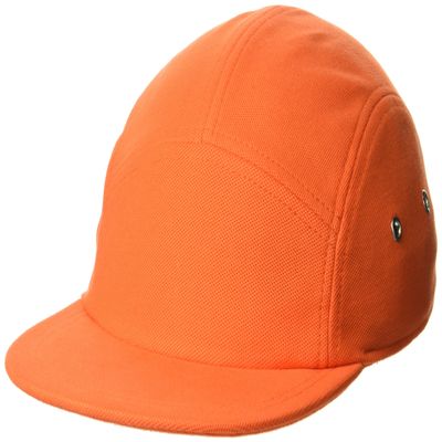 Lacoste Men's Side Mini Croc Pique Cotton Girolle Cap, Medium, Orange