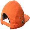 Lacoste Men's Side Mini Croc Pique Cotton Girolle Cap, Medium, Orange view 2