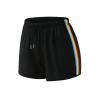 Women's Casual Active Workout Stripe Shorts for Running Shorts Rainbow Pants Anime Shorts for Women view 3