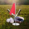 BESPORTBLE Golf Flag Cup Kit Golfing Flag Stick Hole Cup Portable Golf Training Tool Set view 2