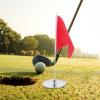 BESPORTBLE Golf Flag Cup Kit Golfing Flag Stick Hole Cup Portable Golf Training Tool Set view 3