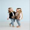 Mud Pie Girls' Fur Vest, Tan, Mediun view 4