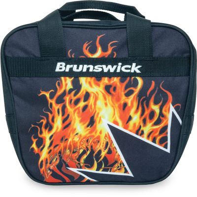 Brunswick Spark Single Tote Bowling Bag (Flames)