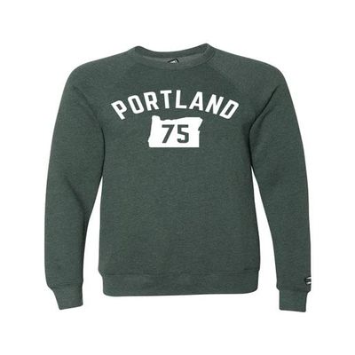 SUPPORTER SUPPLY CO. Portland Soccer Forest Green Crewneck Sweatshirt (Large)