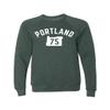SUPPORTER SUPPLY CO. Portland Soccer Forest Green Crewneck Sweatshirt (Large) view 1