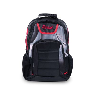 Artist Unknown Radical Dye Sub Bowling Backpack, Black/Red