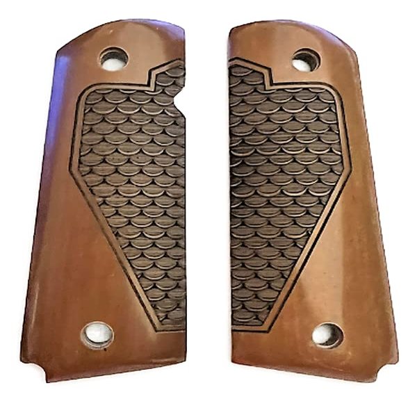 1911 Colt & Clones Custom Grips Full Size Fish Scale EDC, TAC and Texas BBQ