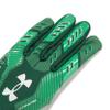 Under Armour Men's F9 Nitro Football Gloves, (301) Forest Green/Team Kelly Green/Metallic Silver, X-Large view 2