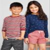 Simple Joys by Carter's Girl's Knit Shorts, Pack of 2, Navy Stripe/Rose, 4 view 2
