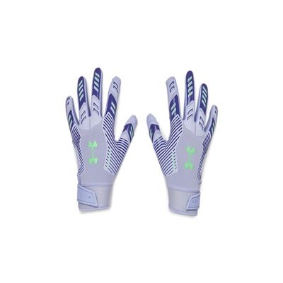 Under Armour Women's F9 Nitro Football Gloves, (539) Celeste/Starlight/Matrix Green, X-Large
