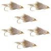 The Fly Fishing Place Cone Head Muddler Minnow Fly Fishing Flies - Classic Bass and Trout Streamers - Set of 6 Flies Hook Size 4 view 1