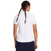 Under Armour Women's Playoff Short Sleeve Polo, (100) White/Halo Gray/Halo Gray, X-Large view 2