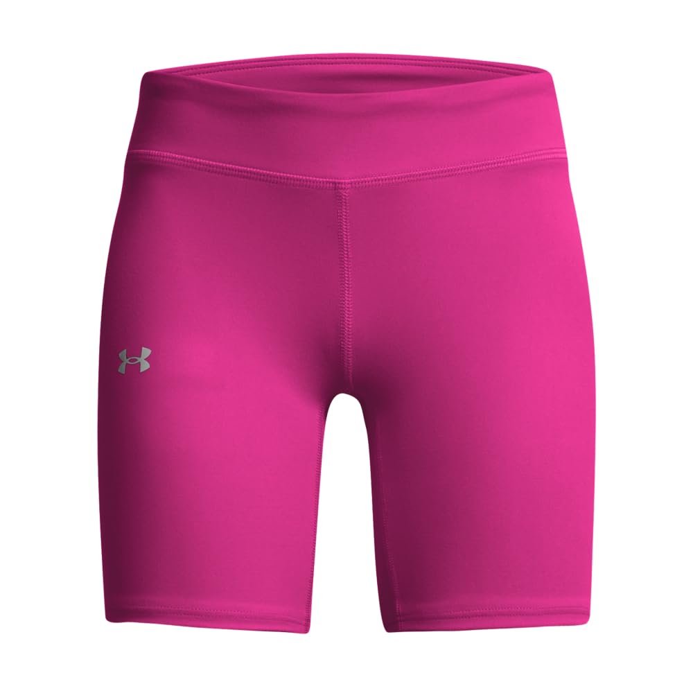 Under Armour Girls Motion Bike Shorts, (653) Rebel Pink / / Pink, Large