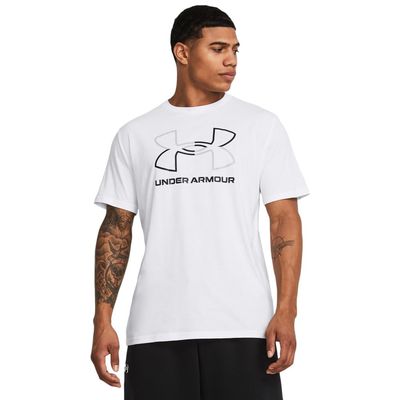 Under Armour Men's Global Foundation Short Sleeve T Shirt, (100) White / / Black, 5X-Large