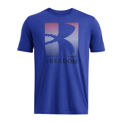 Under Armour Men's Freedom Graphic Short Sleeve T-Shirt, (400) Team Royal / / Academy, Small