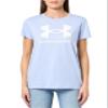 Under Armour Womens Live Sportstyle Graphic Short Sleeve Crew Neck T-Shirt, (539) Celeste / / White, Small view 3
