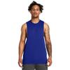 Under Armour Men's Sportstyle Left Chest Cut-Off T-Shirt, (400) Royal / / Black, XX-Large view 1