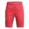 Under Armour Boys Tech Wordmark Shorts, (814) Red Solstice / / Midnight Navy, Medium view 1