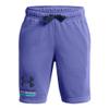 Under Armour Boys' Rival Terry Shorts, (561) Starlight / / Downpour Gray, X-Small view 1