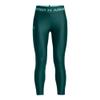 Under Armour Girls' HeatGear Armour Ankle Crop Leggings, (449) Hydro Teal / / Radial Turquoise, Youth Medium view 1