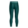Under Armour Girls' HeatGear Armour Ankle Crop Leggings, (449) Hydro Teal / / Radial Turquoise, Youth Medium view 2