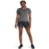 Under Armour Womens Fly by Printed Shorts, (001) Black/Black/Reflective, X-Small view 2