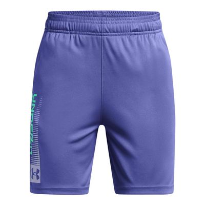 Under Armour Boys Tech Wordmark Shorts, (561) Starlight / / Celeste, Small