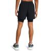 Under Armour Men's Launch Run 5-inch 2-in-1 Shorts, (001) Black/Black/Reflective, 3X-Large view 2
