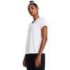 Under Armour Womens Tech Short Sleeve V Neck, (100) White / / Black, X-Large view 2