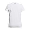 Under Armour Womens Tech Short Sleeve V Neck, (100) White / / Black, X-Large view 3