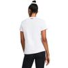 Under Armour Womens Tech Short Sleeve V Neck, (100) White / / Black, X-Large view 4