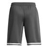Under Armour Boys Perimeter Basketball Shorts, (025) Castlerock / / White, Large view 2