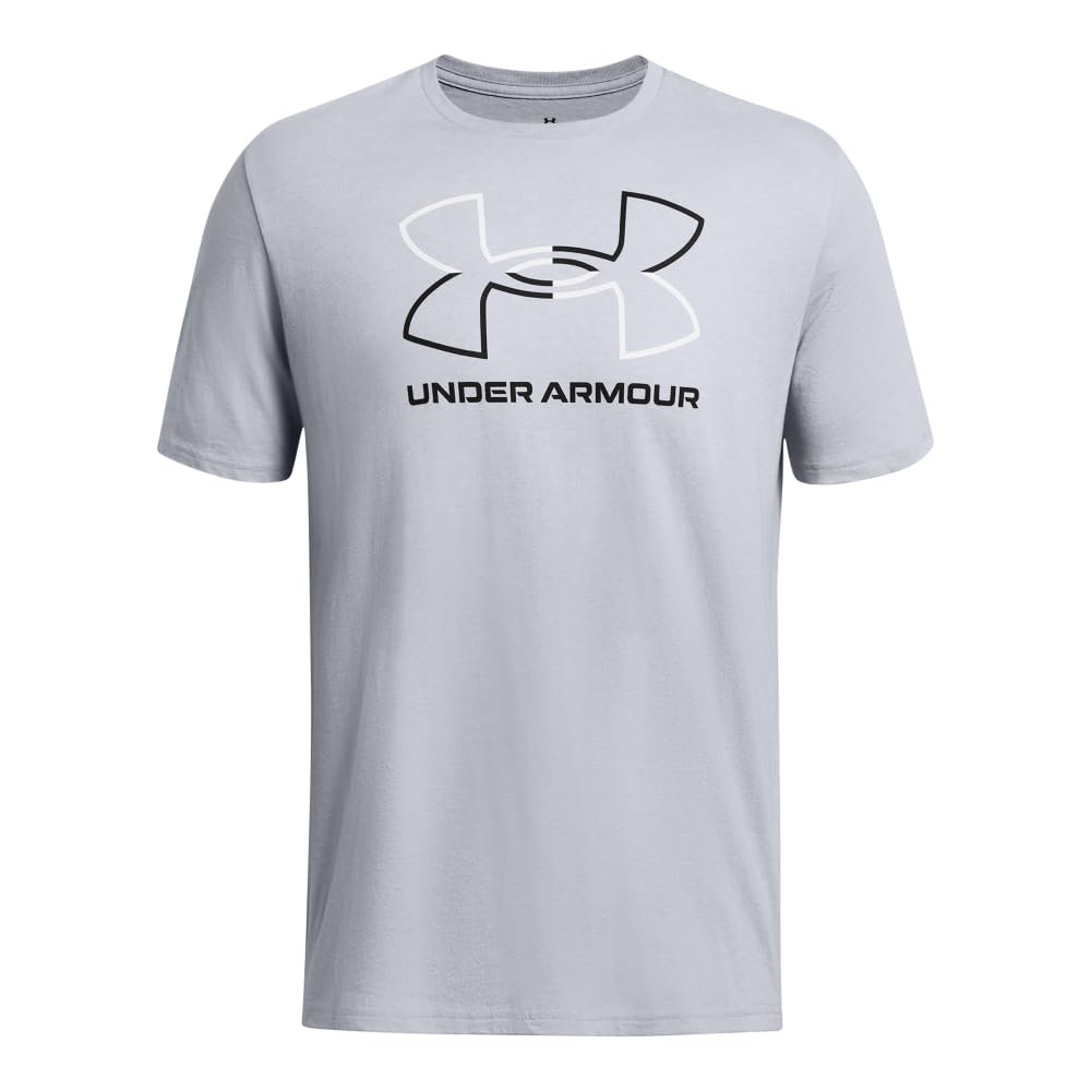 Under Armour Men's Global Foundation Short Sleeve T Shirt, (011) Mod Gray Medium Heather / / Black, 4X-Large