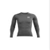 Under Armour Men's Armour HeatGear Compression Long-Sleeve T-Shirt, (025) Castlerock / / White, Large Tall view 1