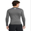 Under Armour Men's Armour HeatGear Compression Long-Sleeve T-Shirt, (025) Castlerock / / White, Large Tall view 4