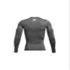 Under Armour Men's Armour HeatGear Compression Long-Sleeve T-Shirt, (025) Castlerock / / White, Medium view 3