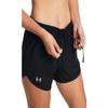 Under Armour Womens Fly by Shorts, (001) Black/Black/Reflective, X-Small view 4