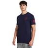 Under Armour Mens Freedom Graphic Short Sleeve T-Shirt, (410) Midnight Navy / / Red, Small view 1