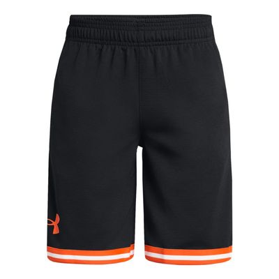 Under Armour Boys Perimeter Basketball Shorts, (002) Black / / Phoenix Fire, X-Large