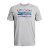 Under Armour Men's Stacked Logo Fill T-Shirt, (011) Mod Gray / / Gravel, 4X-Large view 3