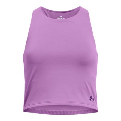 Under Armour Girls Motion Crop Tank Top, (560) Provence Purple / / Purple Emerite, X-Large