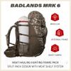 Badlands MRK 6 Pack - Super Durable Hunting Pack for Meat-Hauling in Tough Conditions, Mud, Medium view 2