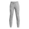 Under Armour Boys' Rival Fleece Printed Joggers, (011) Mod Gray / / White, X-Large view 1