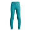 Under Armour Boys Rival Fleece Joggers, (464) Circuit Teal / / White, Medium view 1