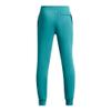 Under Armour Boys Rival Fleece Joggers, (464) Circuit Teal / / White, Medium view 2