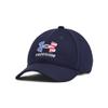Under Armour Boys Freedom Blitzing Adjustable Hat, (410) Midnight Navy / / White, One Size Fits Most view 1