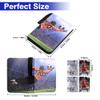 zxbaers Soccer Card Binder, 4 Pocket Trading Card Binder, Collectible Trading Card Albums Fits 400 Soccer Cards with 50 Removable Sleeves view 2