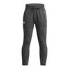 Under Armour Girls' Rival Terry Joggers, (025) Castlerock Full Heather / / White, Large view 1