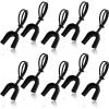 Dunzy 10 Pcs Strapped Mouth Guard Sports Mouthguard with Strap No Boiling Mouthguard Adult Youth Football Mouthpiece Mouth Protector for Boxing Basketball Lacrosse(Black,Adult) view 1